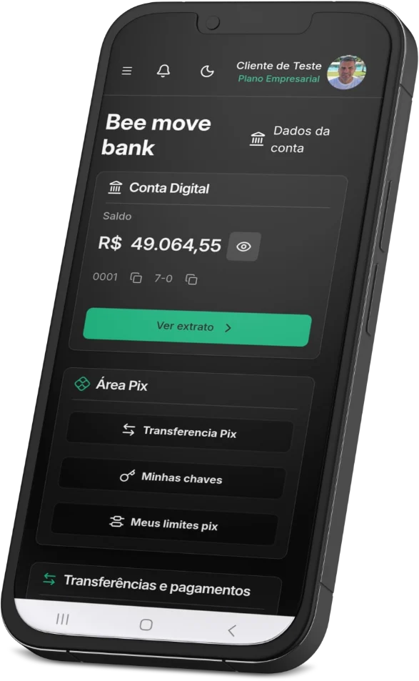 Conta PJ Move Online no celular