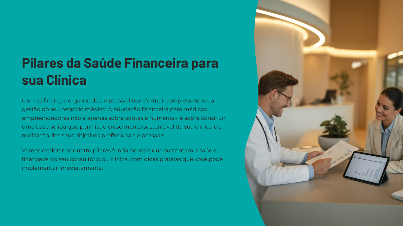 Pilares da Saúde Financeira para sua Clínica