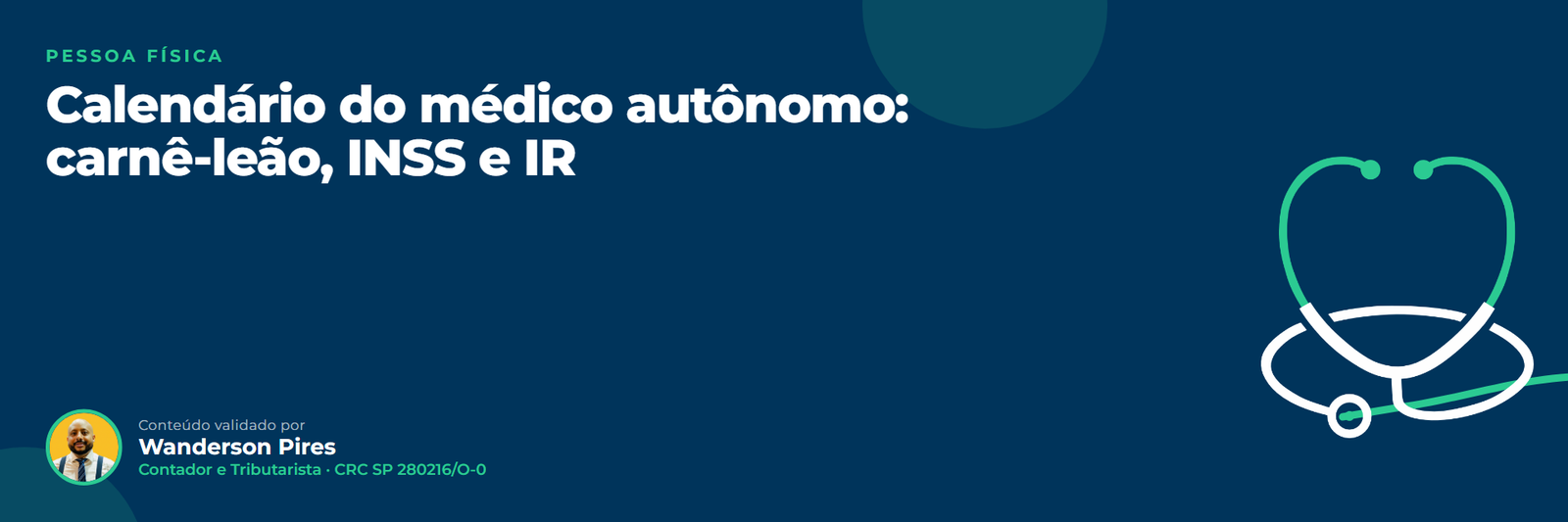 Calendário do médico autônomo: carnê-leão, INSS e IR