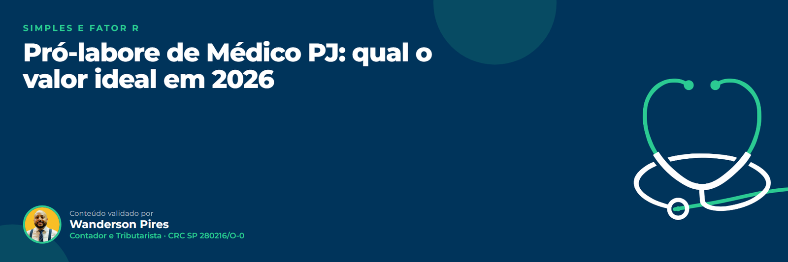 Pró-labore do médico PJ: Pró-labore de Médico PJ: qual o valor ideal em 2026