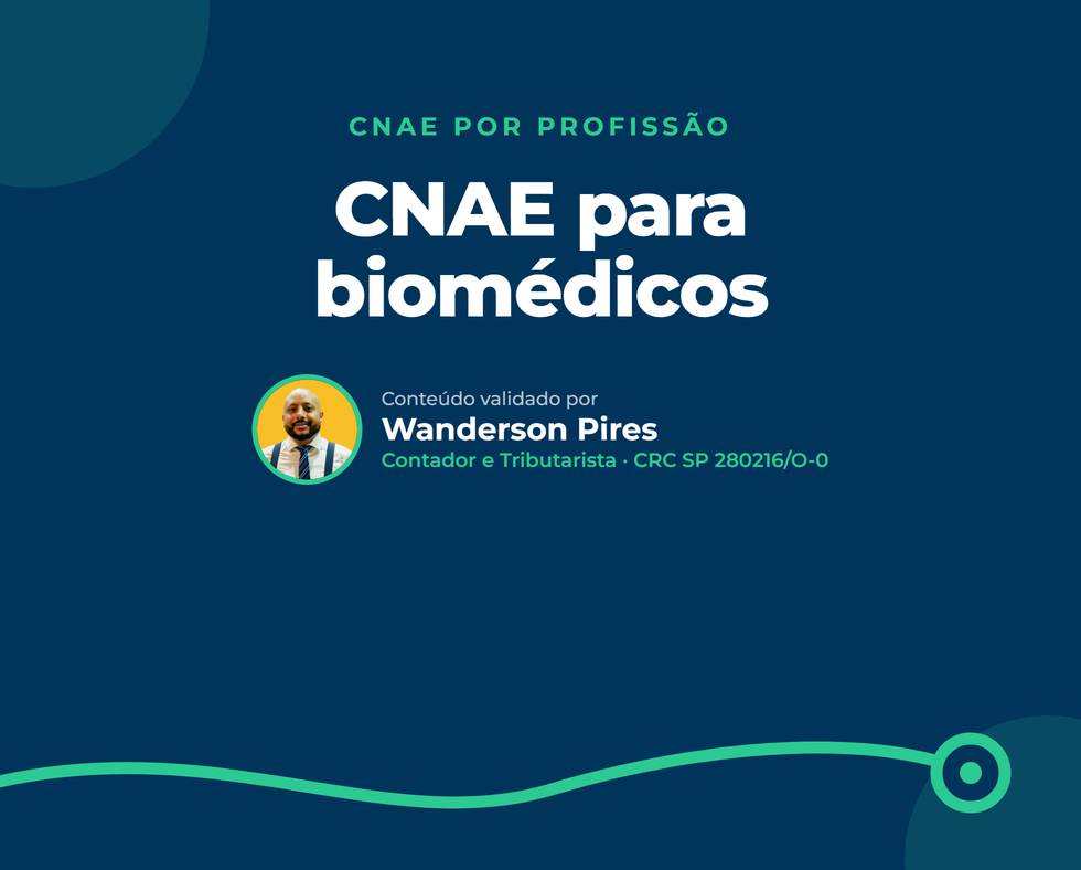 CNAE para biomédicos: código, anexo do Simples e Fator R