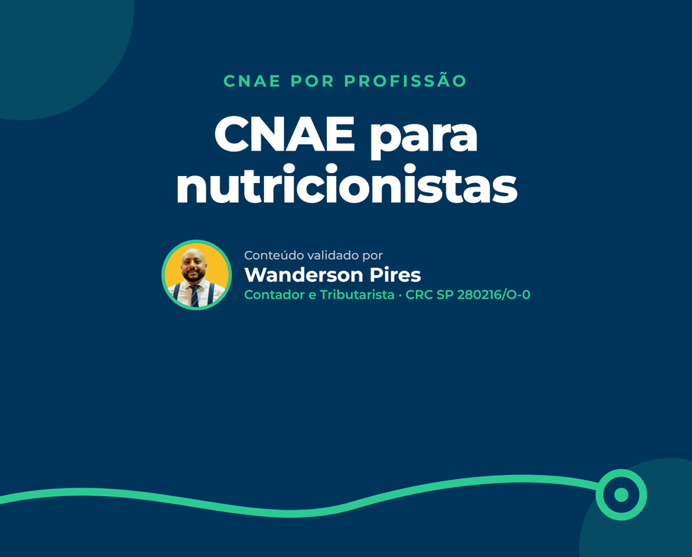 CNAE para nutricionistas: código, anexo do Simples e Fator R