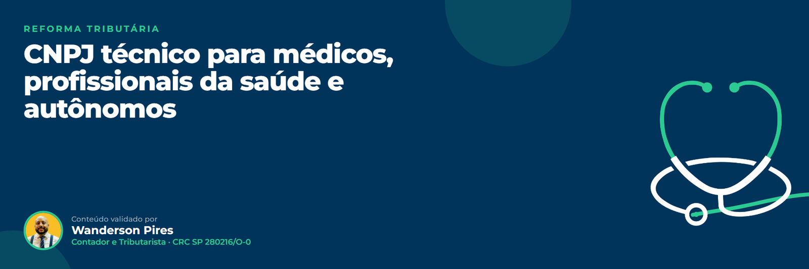 CNPJ técnico para médicos, profissionais da saúde e autônomos