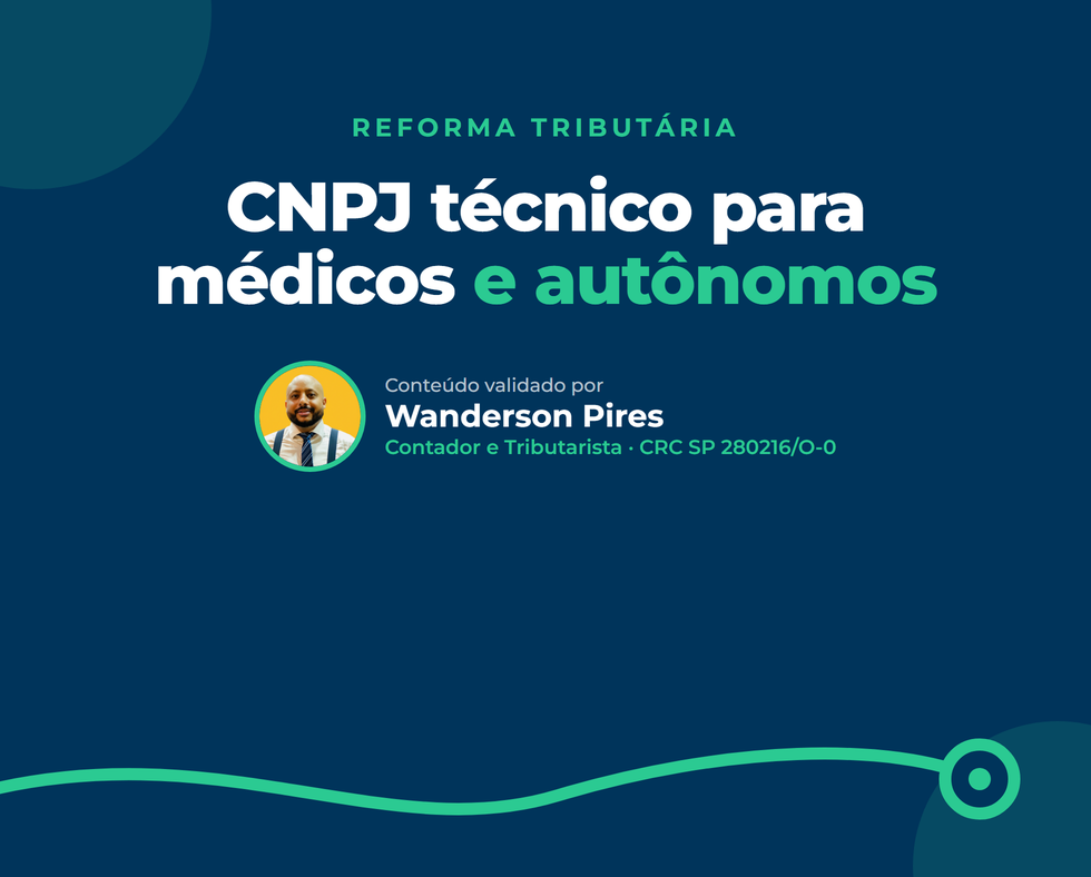 CNPJ técnico para médicos, profissionais da saúde e autônomos