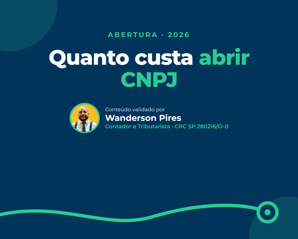 Quanto custa abrir CNPJ para médico em 2026
