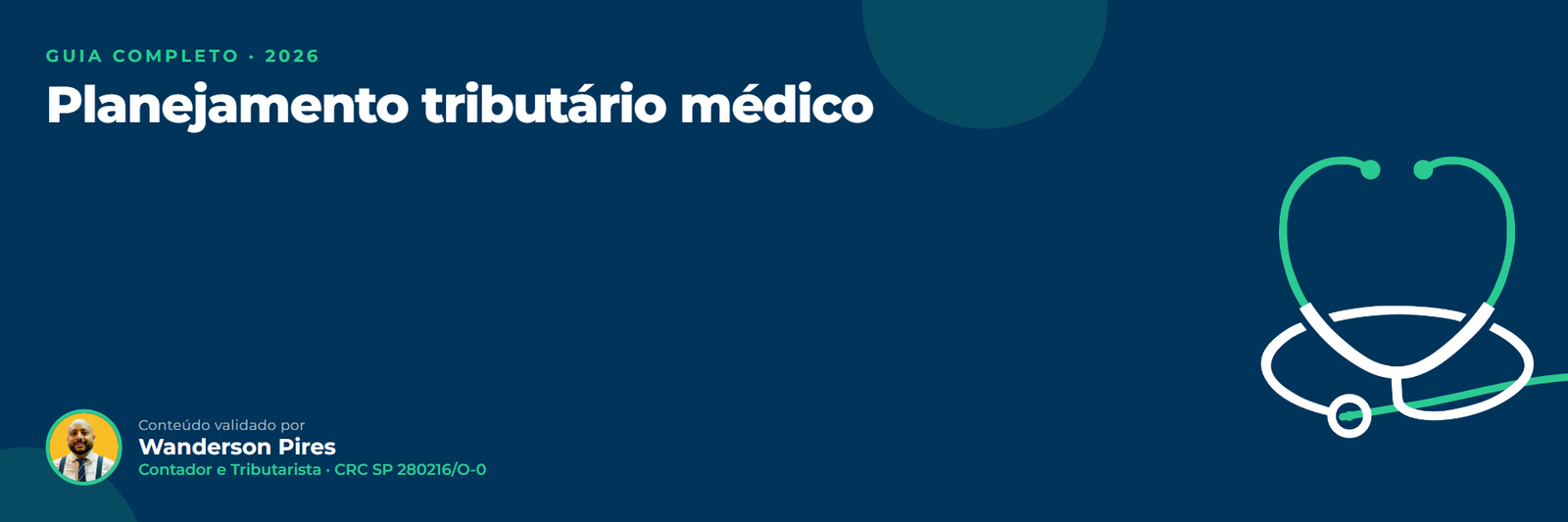 Planejamento tributário médico: o guia completo de 2026